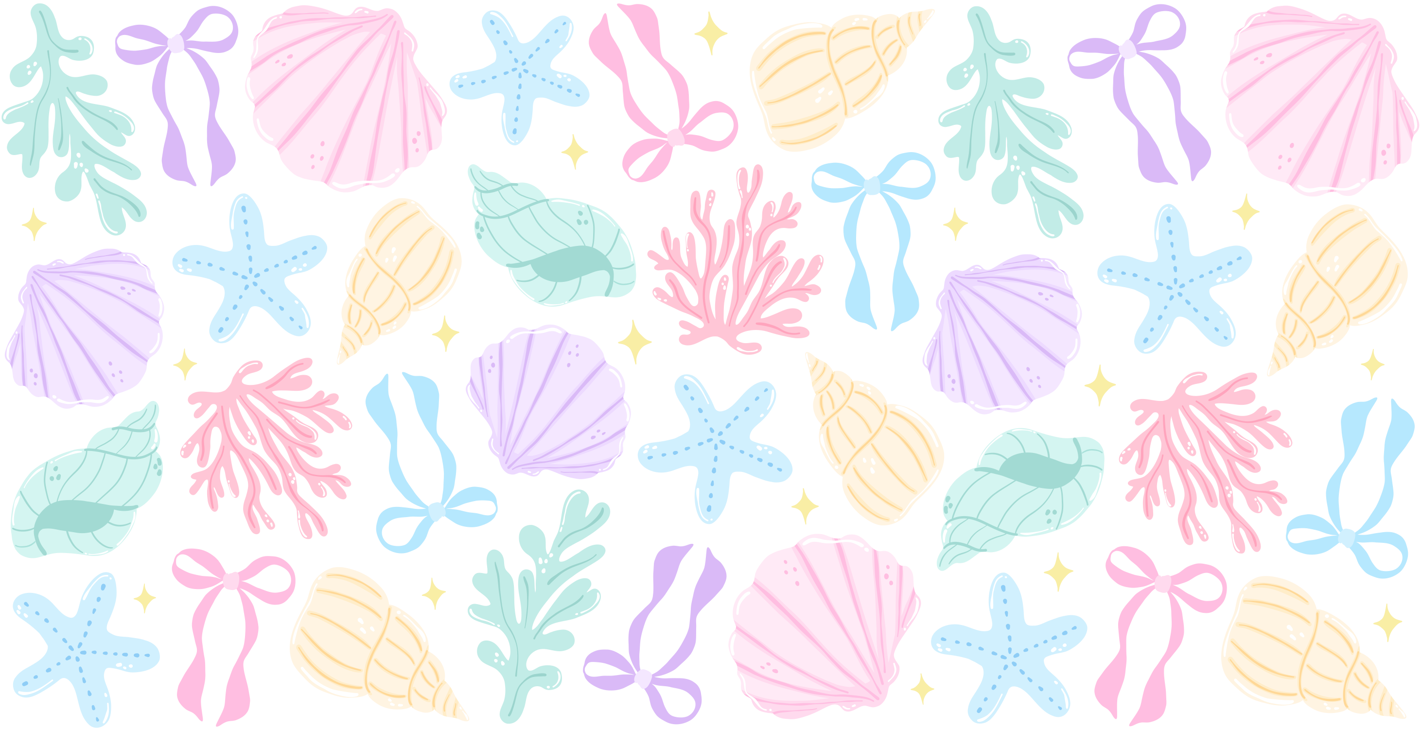 Seashells Beer Can Glass