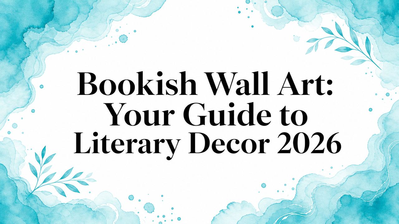 Bookish Wall Art: Your Guide to Literary Decor 2026