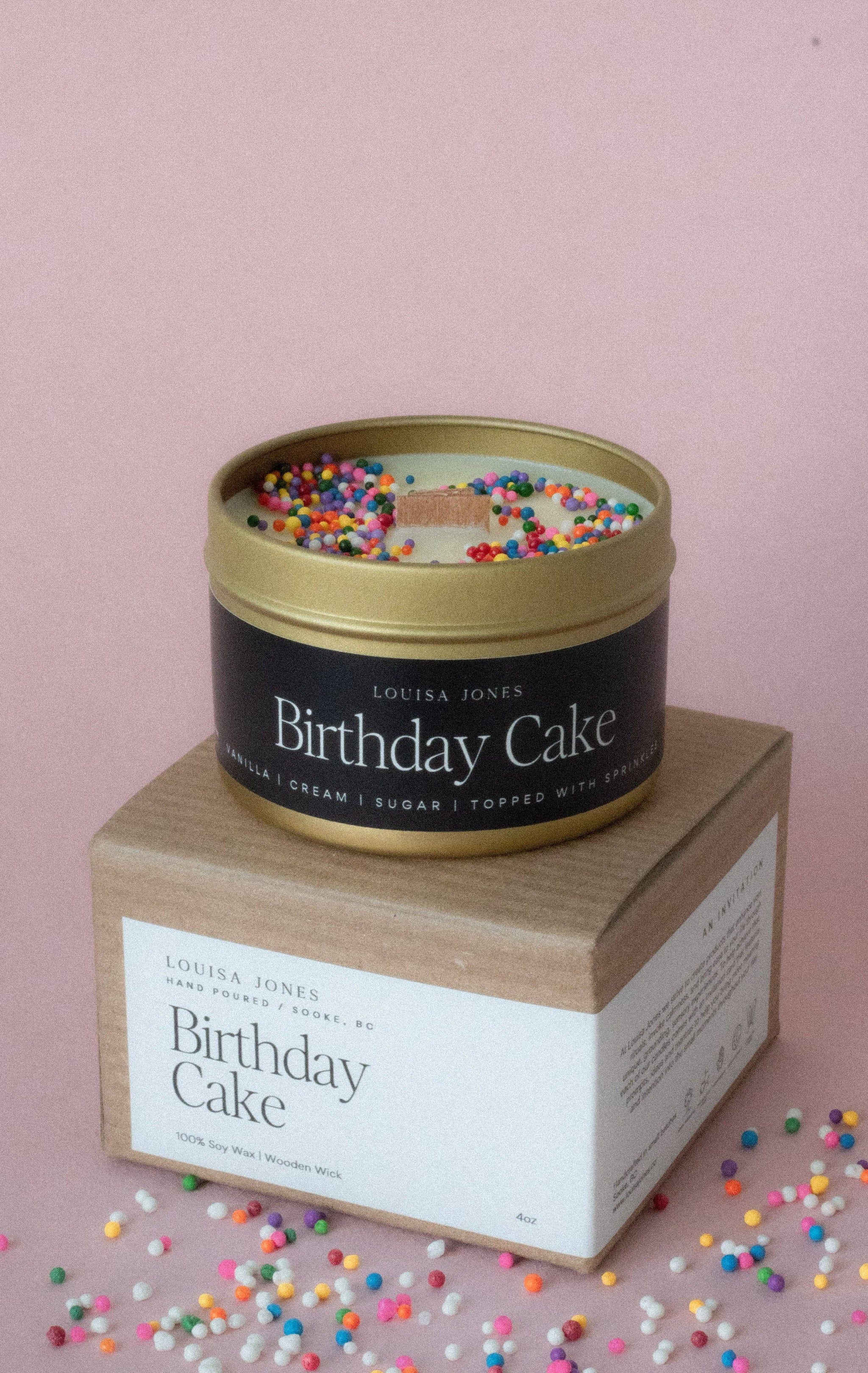 Birthday Cake - Ritual Candle Travel Tin