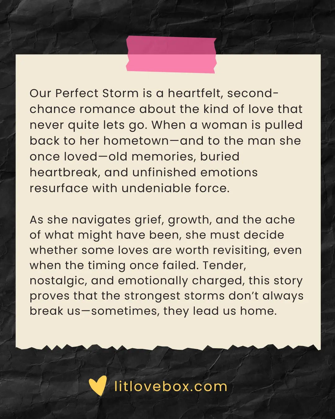 The Perfect Storm - Carley Fortune (signed edition) Lit Love Book Box