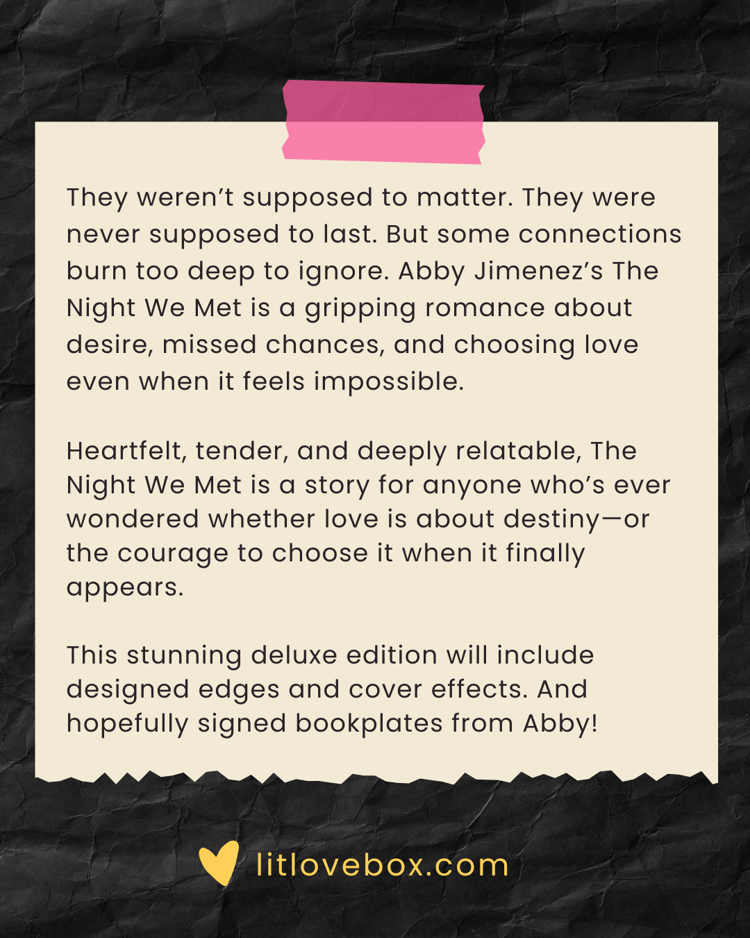 The Night We Met - Abby Jimenez