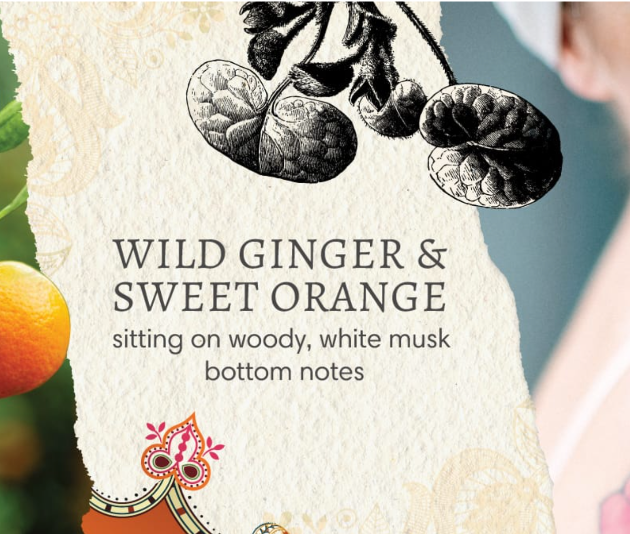 Roll on Perfume - Wild Ginger + Sweet Orange