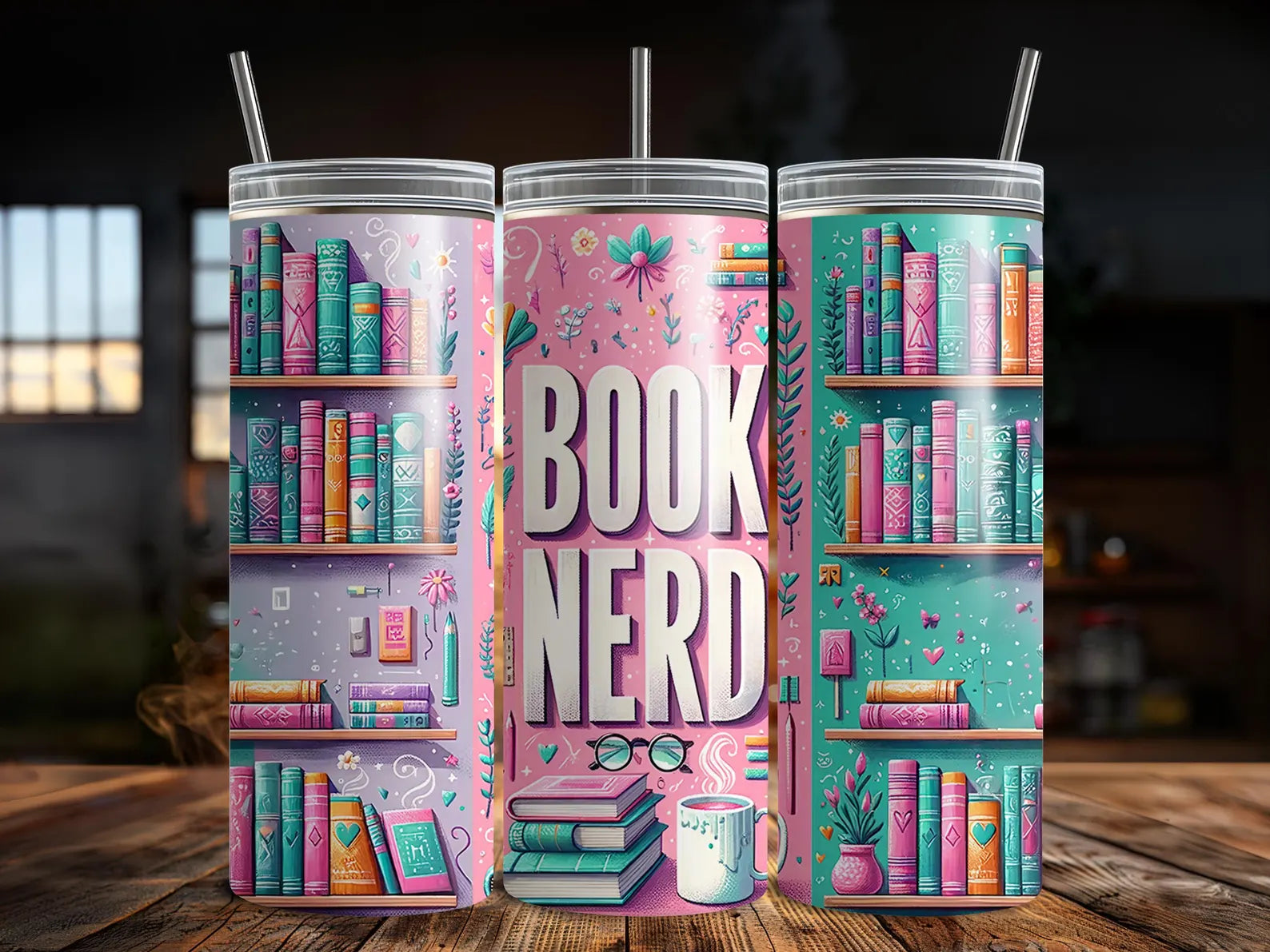 Book Nerd Tumbler