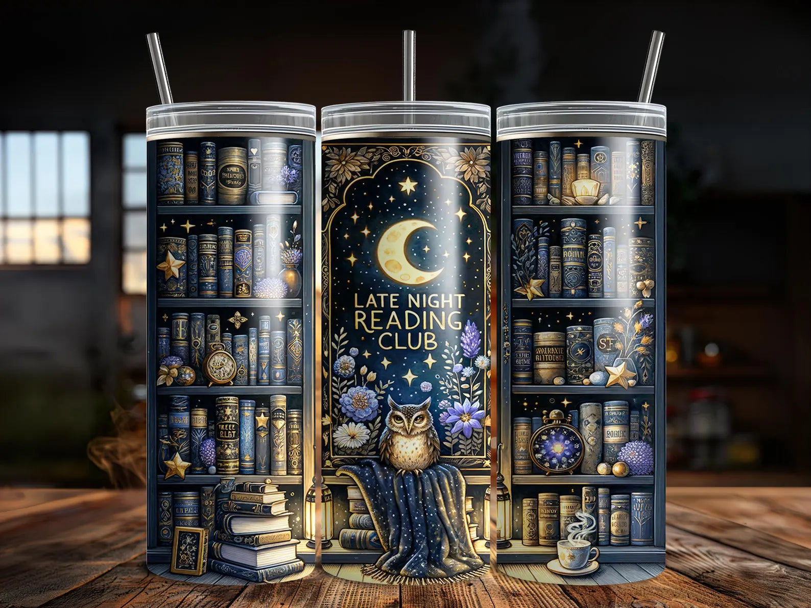 Late Night Reading Tumbler