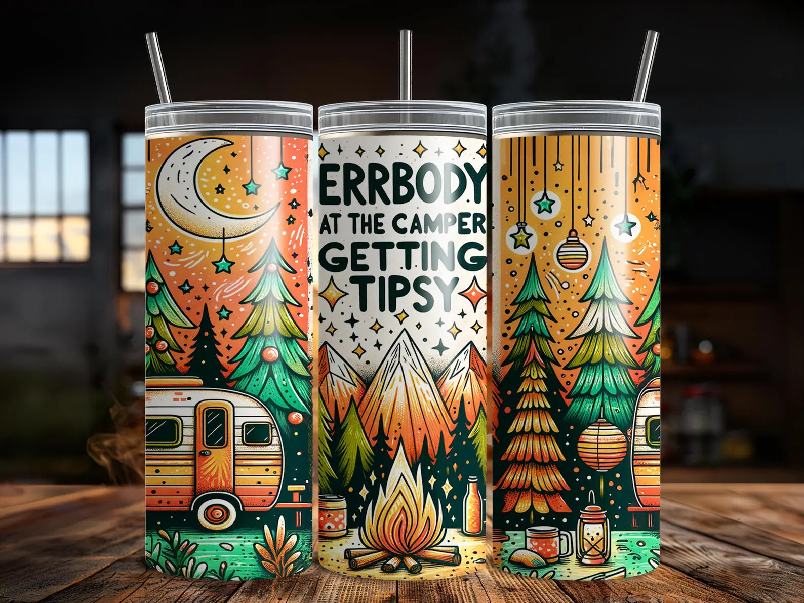 Tipsy Camper Tumbler