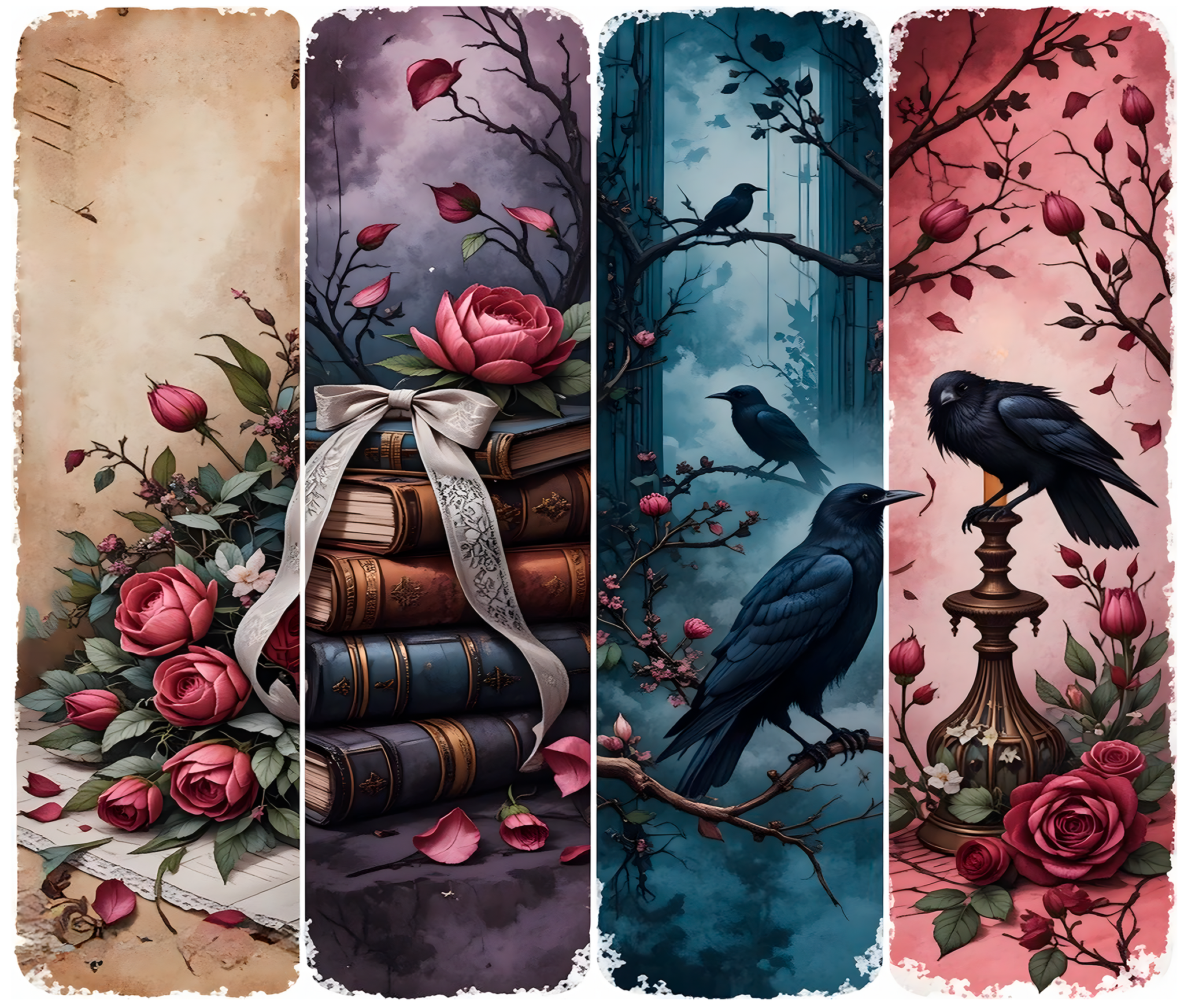 Crows & Roses Book Tumbler