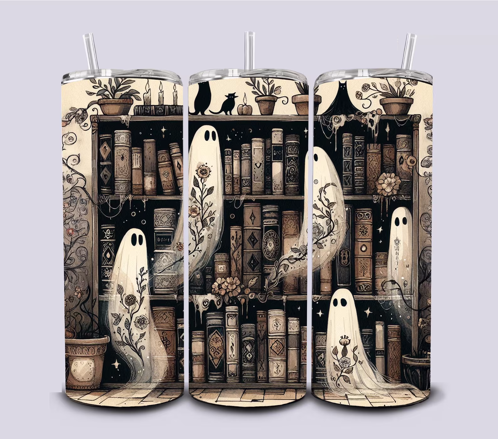 Spooky Books Tumbler