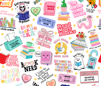 Book Lover Stickers Tumbler