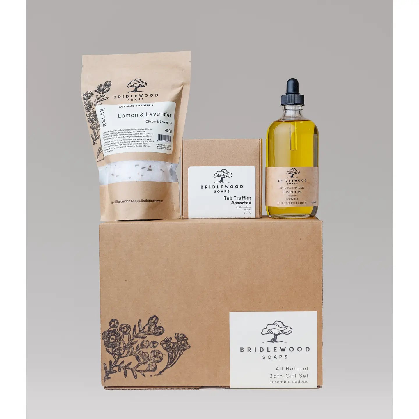 Natural Bath Gift Set