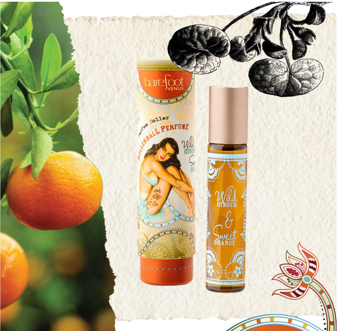Roll on Perfume - Wild Ginger + Sweet Orange