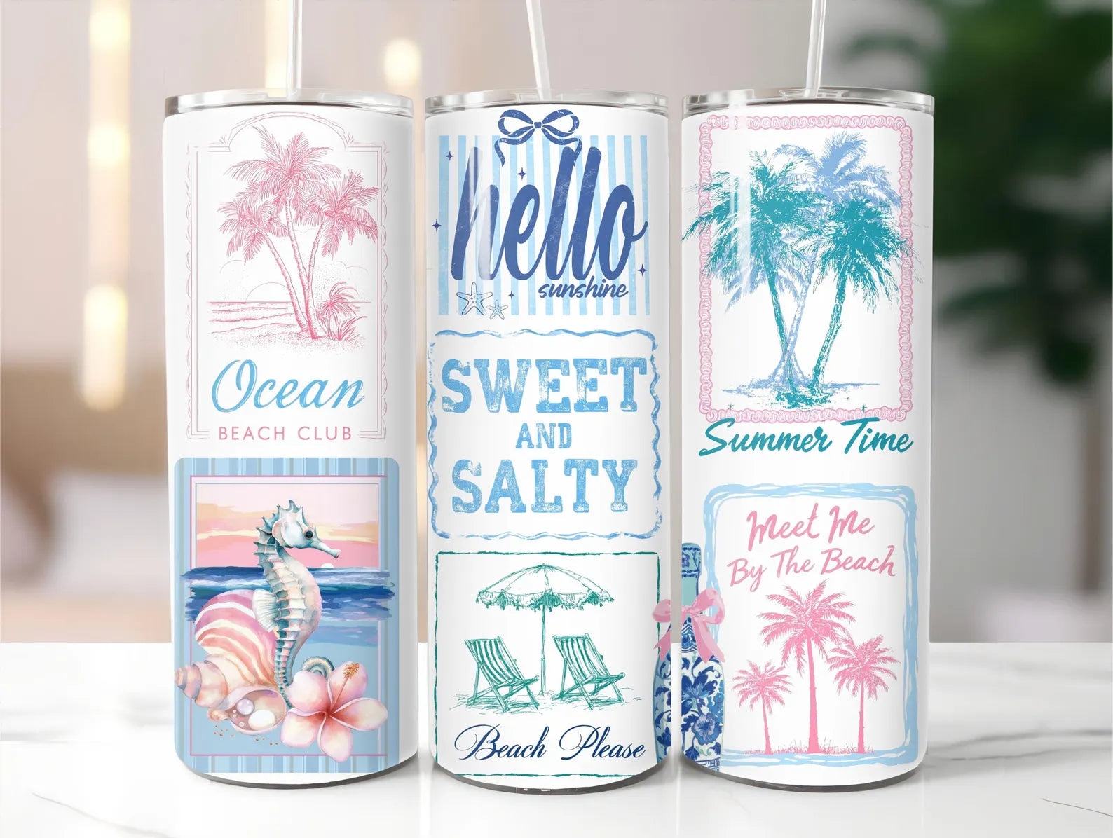 Coastal Summer Tumbler