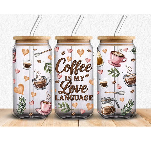 Coffee Love Beer Glass