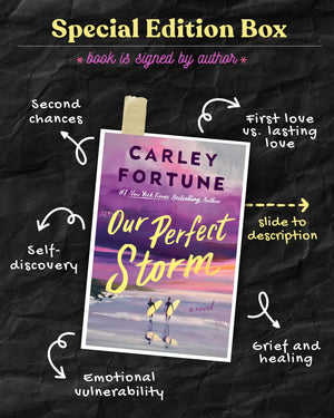The Perfect Storm - Carley Fortune (signed edition) Lit Love Book Box