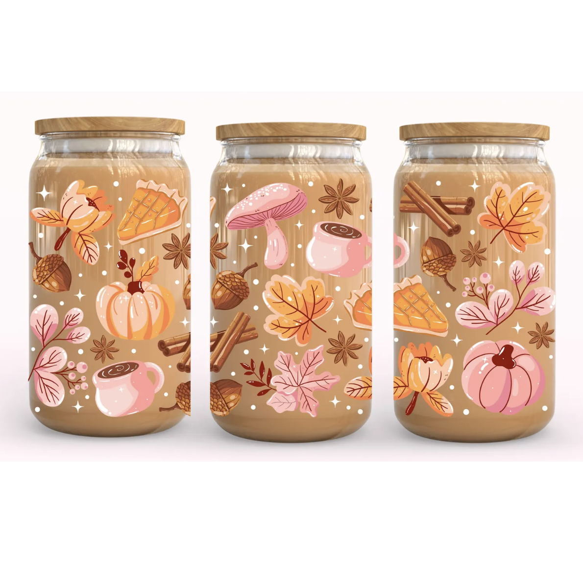 Fall Aesthetic Beer Glass