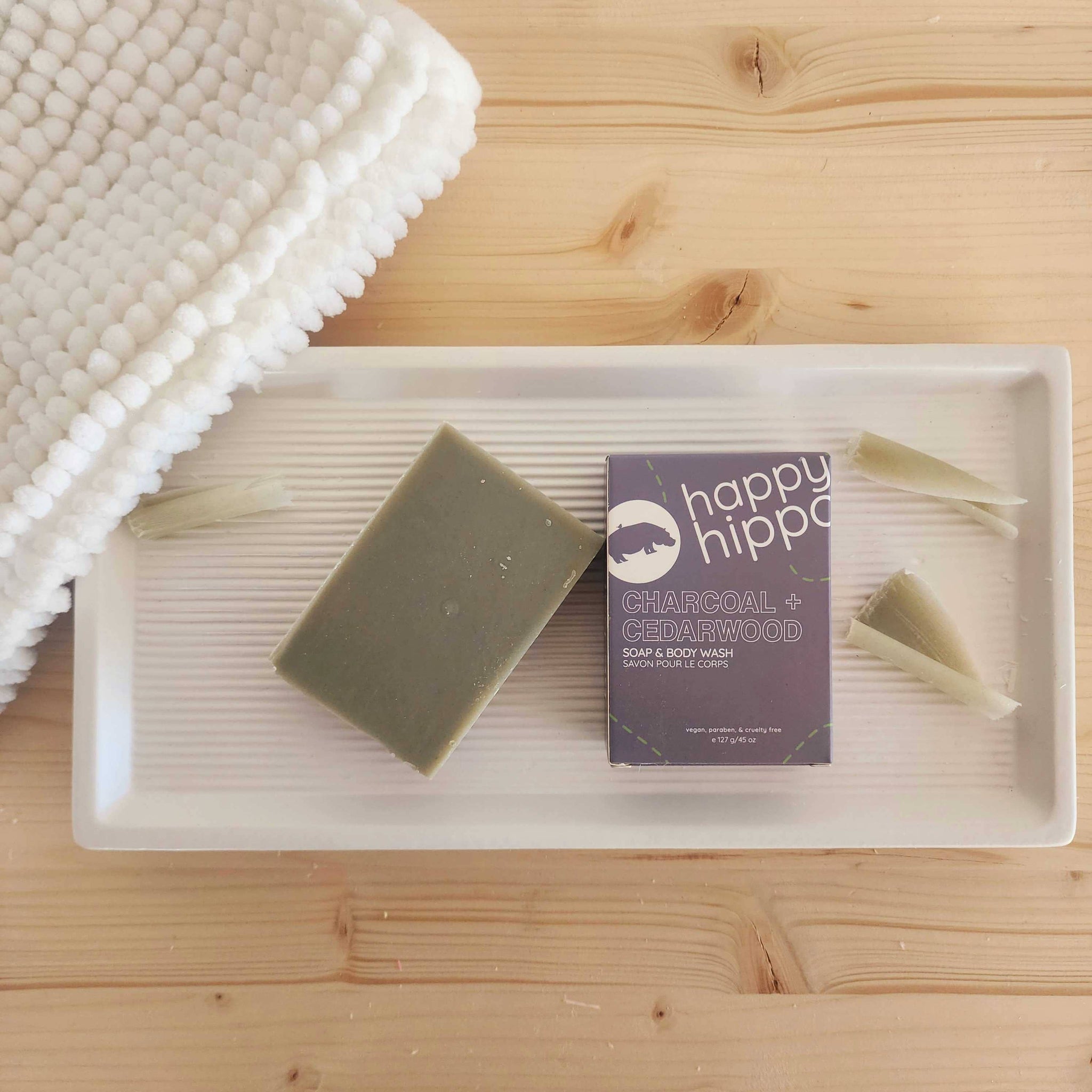 Charcoal Cedarwood  - Natural Bar Soap
