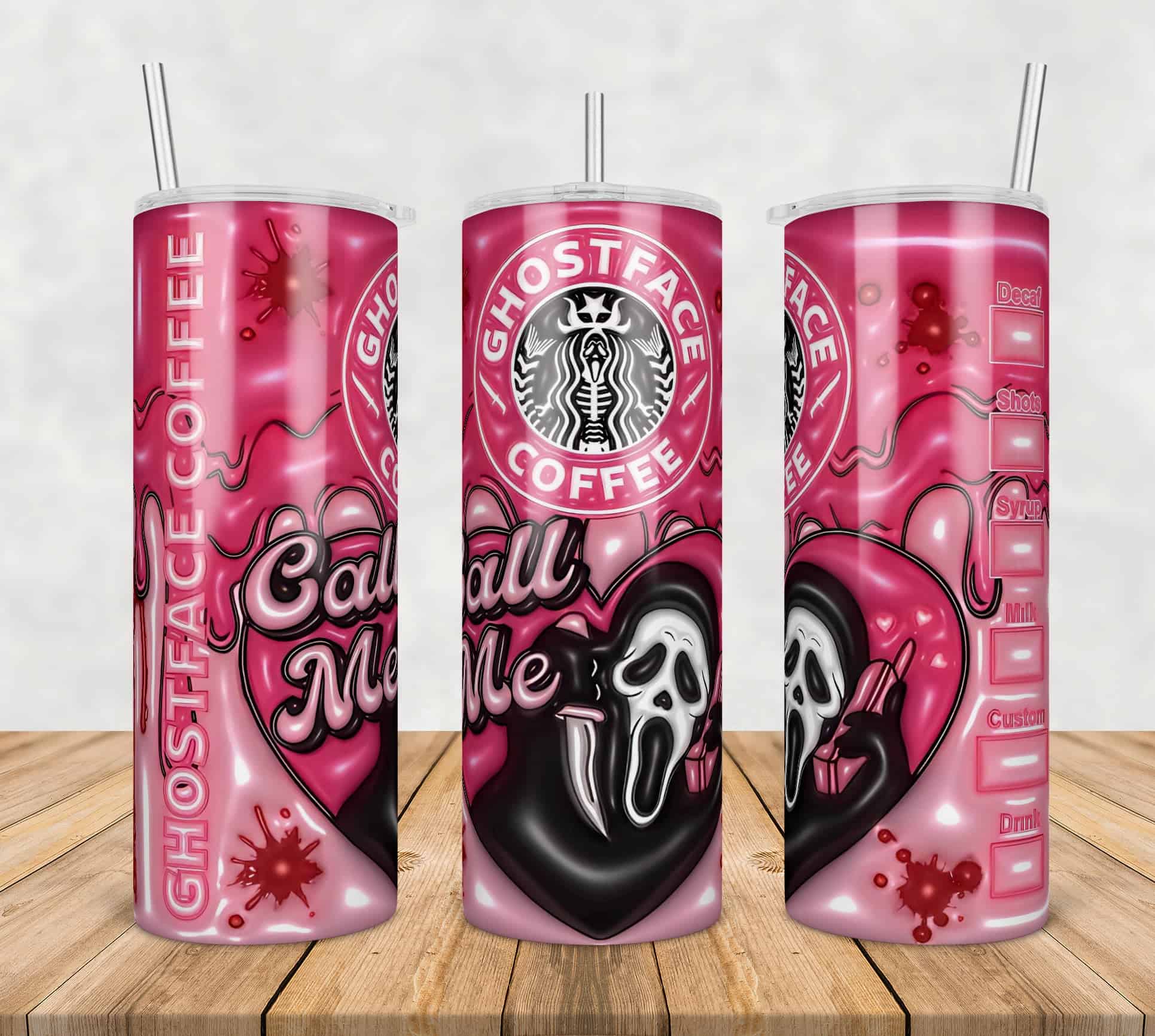 Ghostface Coffee Tumbler