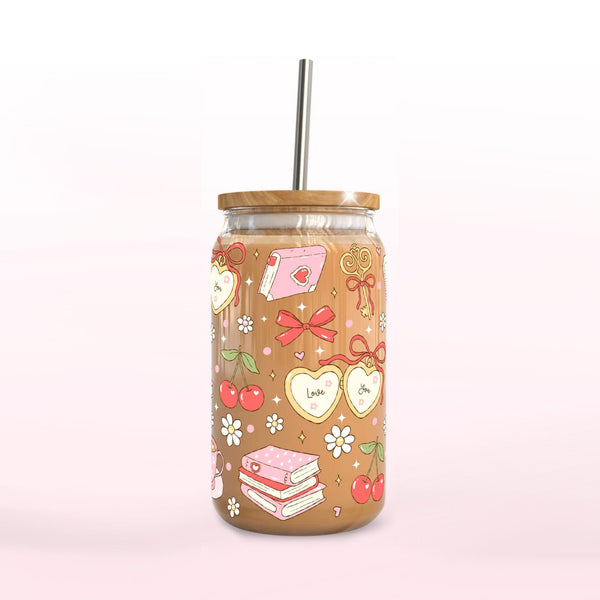 Romance Reader Beer Glass
