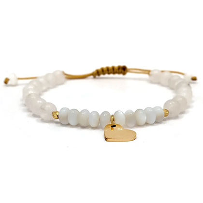 Shell+Jade Bracelet