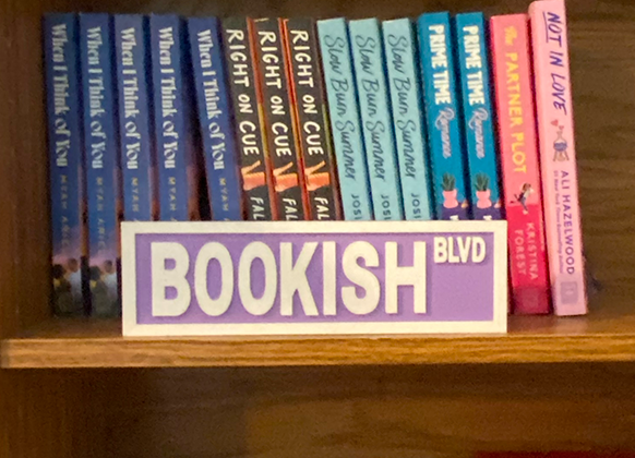 Bookish Blvd. Sign